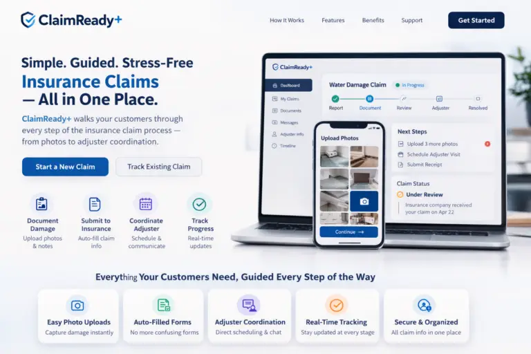 ClaimReady+ Interface